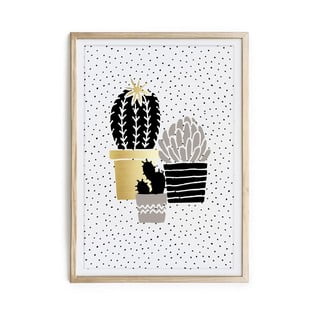 Tablou/poster înrămat Really Nice Things Cactus Family, 40 x 60 cm