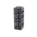 Vază neagră din polirășină lucrată manual (înălțime 30 cm) Lyst – Villa Collection