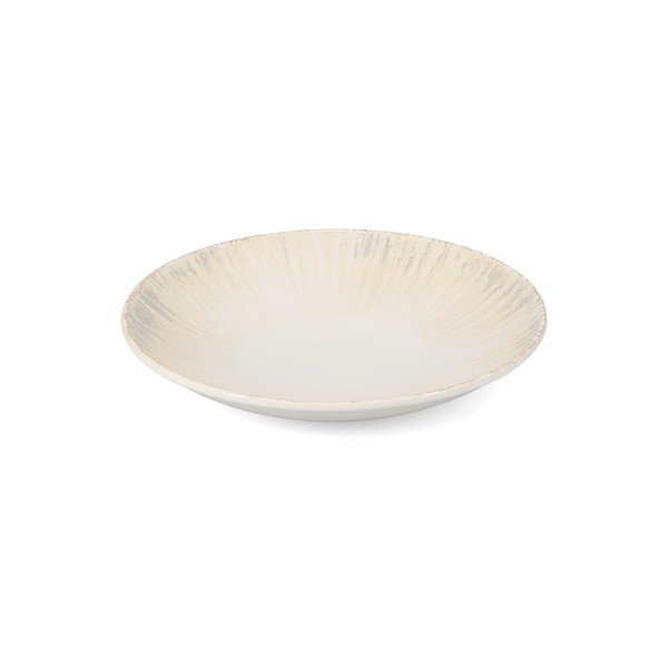 Farfurie gri deschis adâncă din porțelan ø 25,5 cm Nuance – BonBistro
