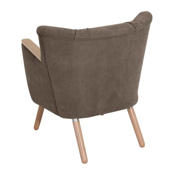 Fotoliu Max Winzer Laurin Velor, taupe-image-1