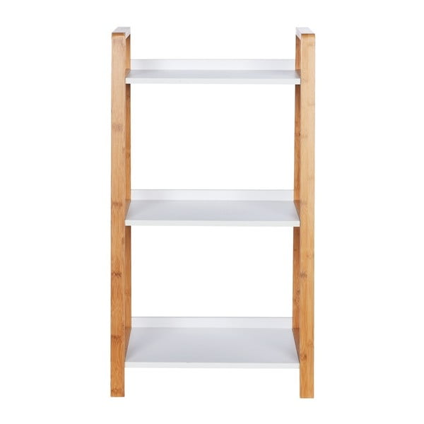 Raft de baie din bambus cu 3 rafturi Wenko Finja-image-1