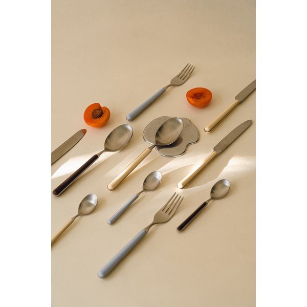 Tacâmuri albastru-deschis/argintii din oțel inoxidabil 4 buc. pentru 1 persoană Noli – noo.ma-image-3