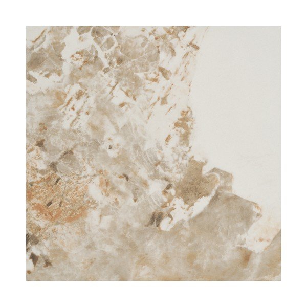 Măsuță de cafea bej/în culoare naturală rotundă cu blat cu aspect de marmură ø 80 cm Athens – House Nordic-image-3