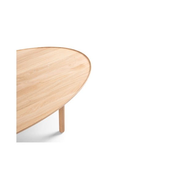 Măsuță de cafea în culoare naturală din lemn de stejar 65x120 cm Mu – Gazzda-image-3