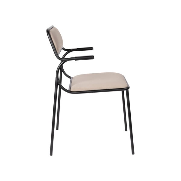 Scaune de dining bej 2 buc. Alba – Zuiver-image-3