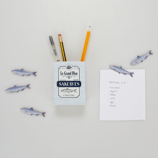 Organizator pentru papetărie din metal Sardines – Balvi-image-1