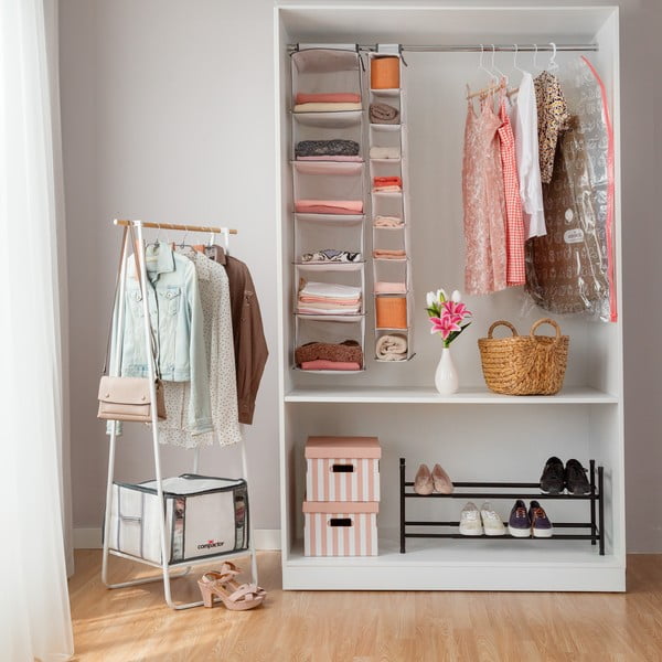 Cutii de depozitare din carton cu capac 2 buc. Stripes – Compactor-image-2