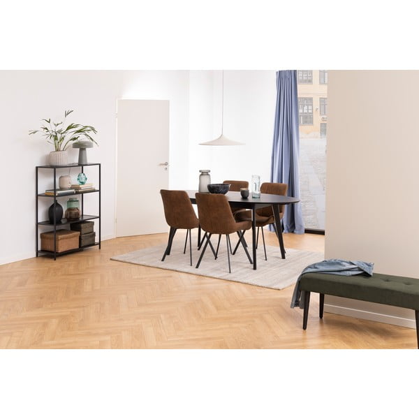 Scaune de dining maro 2 buc. Waylor – Actona-image-2