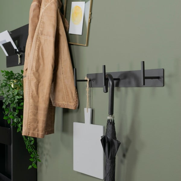 Cuier de perete negru din metal 44 cm Chapman – Spinder Design-image-3