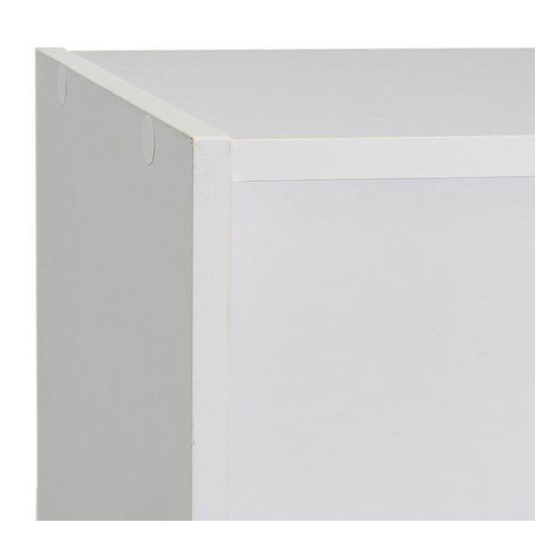 Bibliotecă albă 30x24x132 cm Cube – Casa Selección-image-3