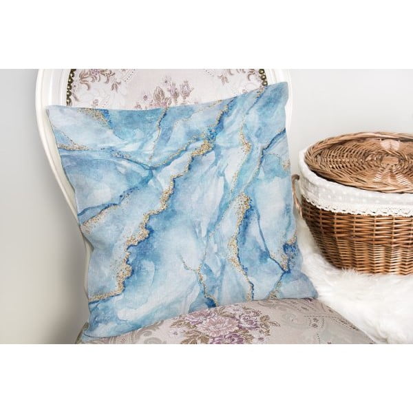 Față de pernă Minimalist Cushion Covers Aquatic Marble, 45 x 45 cm-image-2