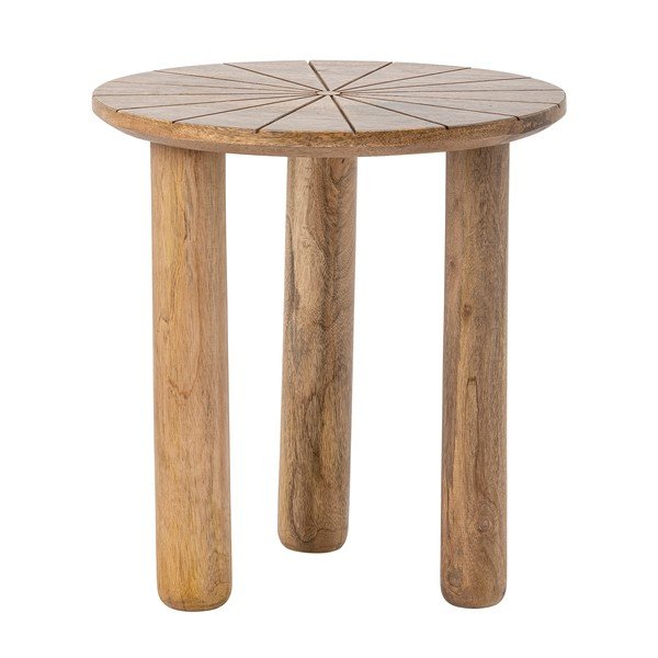Măsuță auxiliară rotundă din lemn de mango ø 40 cm Stella – Bloomingville