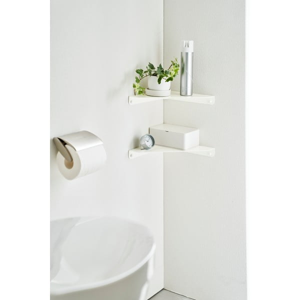 Raft alb de colț din metal 22 cm Tower – YAMAZAKI-image-1
