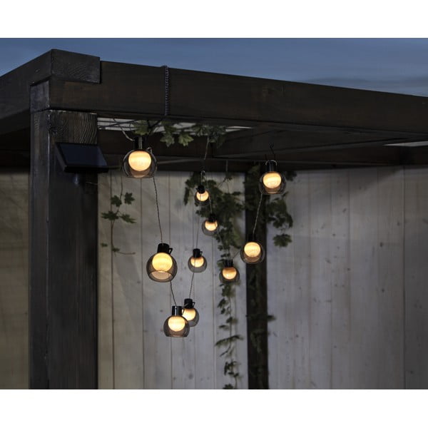 Șirag luminos pentru exterior cu LED Star Trading Smoky, lungime 2,7 m-image-1