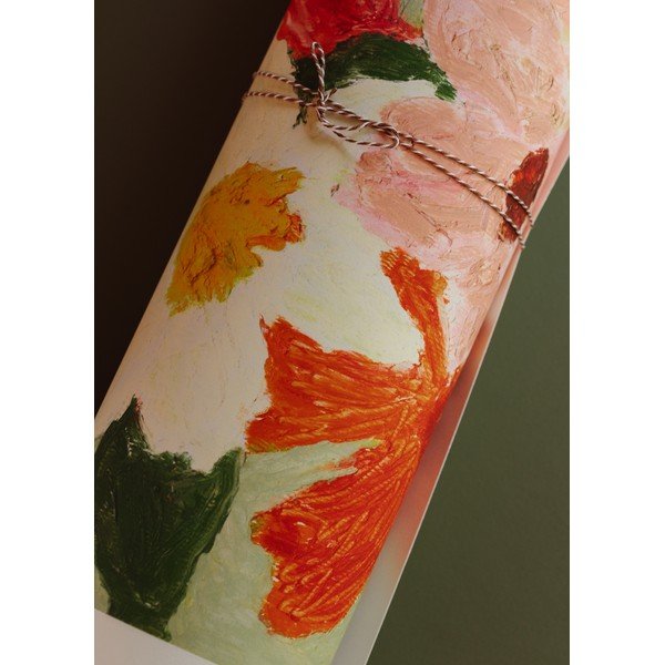 Poster 50x70 cm Flowers on Sage Green – Carla Llanos – The Poster Club-image-2