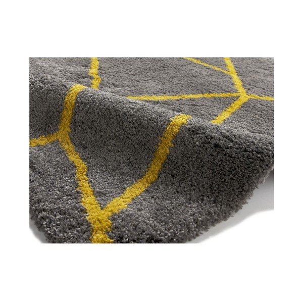 Covor Think Rugs Royal Nomadic Grey & Yellow, 120 x 170 cm, gri - galben-image-2