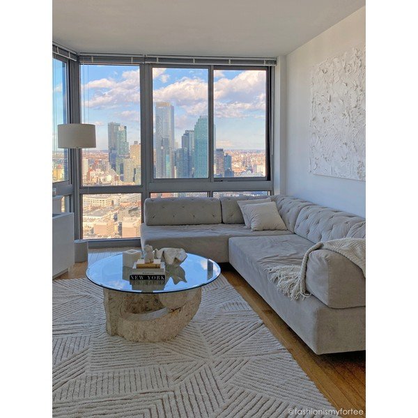 Covor crem lavabil/țesut manual din lână 170x240 cm Almond Valley – Lorena Canals-image-4