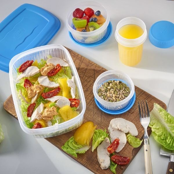 Recipient pentru mâncare cu capac Addis Seal Tight Round Foodsaver, 1,5 l-image-2