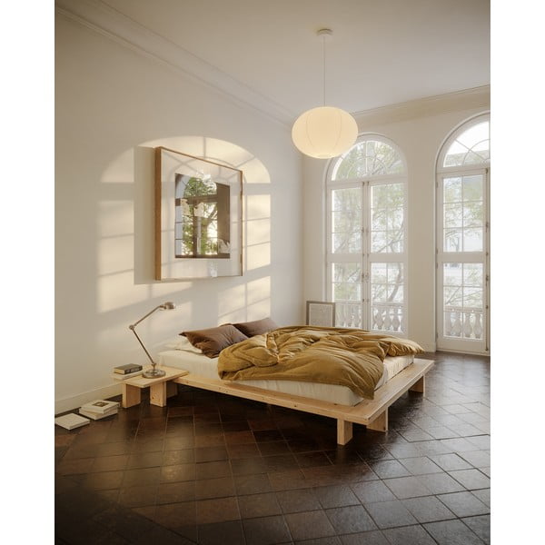 Noptieră în culoare naturală din lemn de pin Japan – Karup Design-image-1