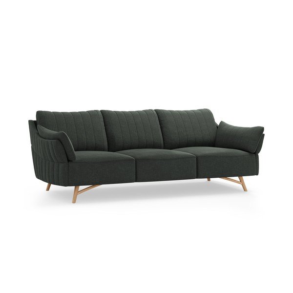 Canapea Interieurs 86 Elysée, 232 cm, gri închis-image-2