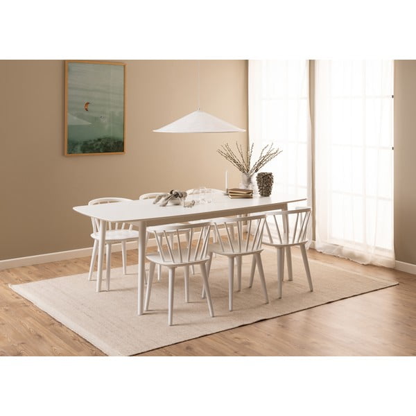 Scaun de dining alb Ida – Actona-image-2