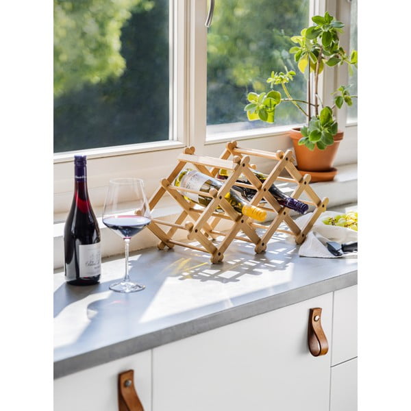 Raft de vin din bambus - Bonami Essentials-image-1