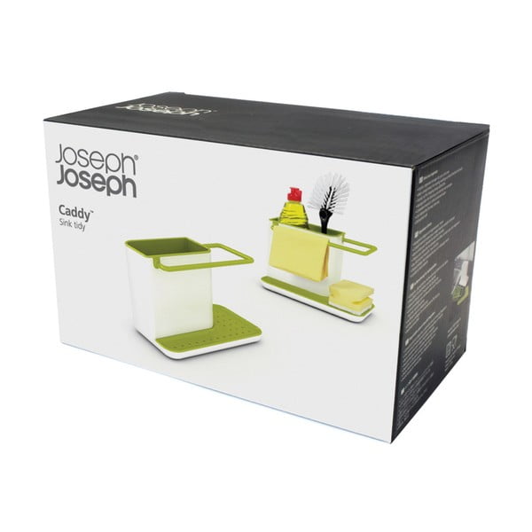 Suport pentru detergent de vase Joseph Joseph Caddy Sink Tidy, alb-verde-image-4