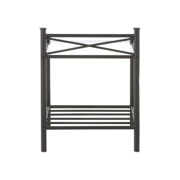 Noptieră din metal Støraa Tanja, negru-image-1