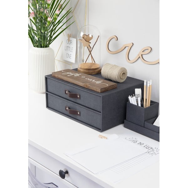 Organizator pentru sertar din carton Birger Canvas Paper Laminate – Bigso-image-1