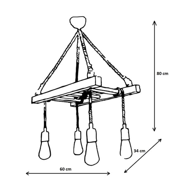 Lustră maro Halat – Opviq lights-image-3
