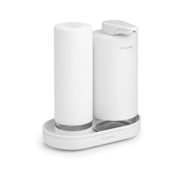 Suport pentru accesorii de spălat alb din plastic SinkStyle – Brabantia