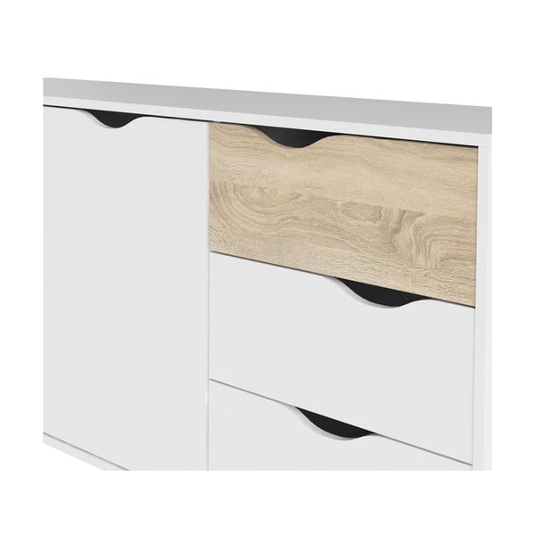 Comodă albă 147x82x39 cm Oslo – Tvilum-image-4