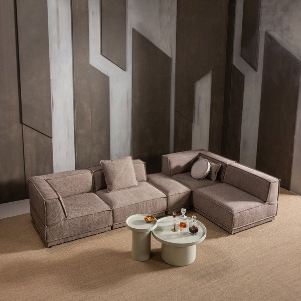 Măsuță auxiliară rotundă cu aspect lucios ø 40 cm Veluna – WOOOD-image-1