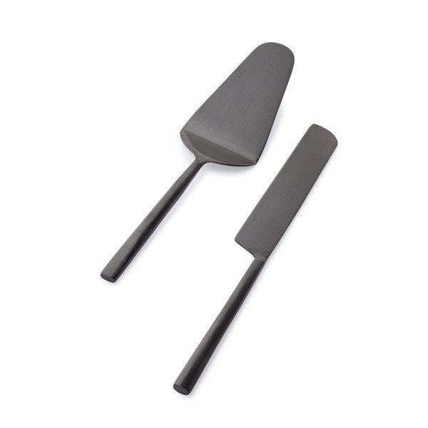 Set pentru servirea tortului 2 buc. din oțel inoxidabil Hestia – Bizzotto-image-1