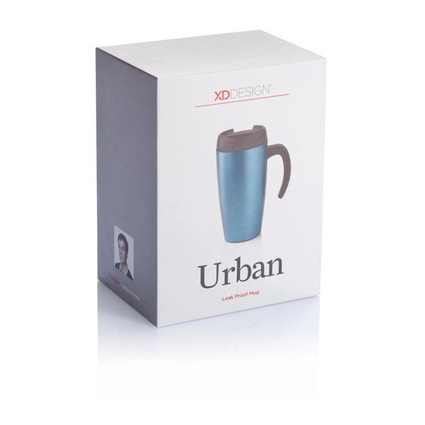Cană termos XD Design Urban, albastru, 400 ml-image-1