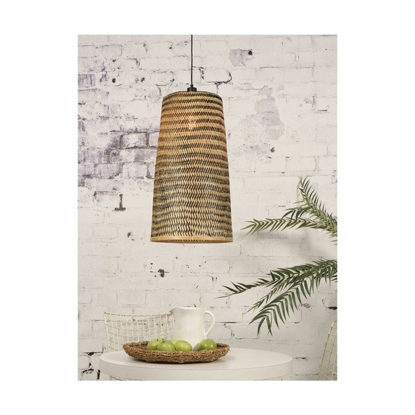 Lustră cu abajur din bambus Good & Mojo Kalimantan, ⌀ 37 cm-image-4