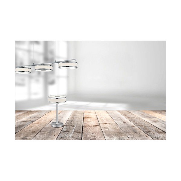 Lustră LED Trio Agento, lungime 1,15 m, argintiu-image-2