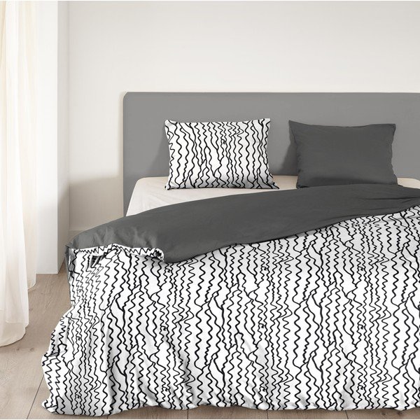 Lenjerie de pat din bumbac  Muller Textiels Curls, 140 x 200 cm-image-1