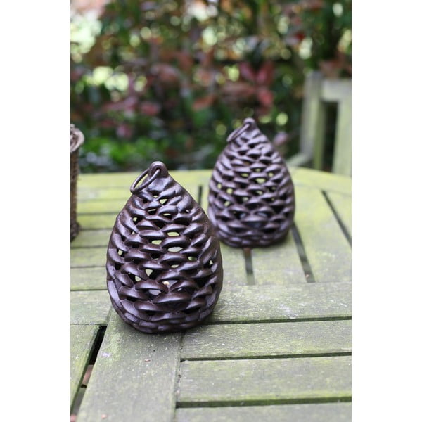 Felinar din metal (înălțime 18 cm) Pine Cone – Esschert Design-image-4