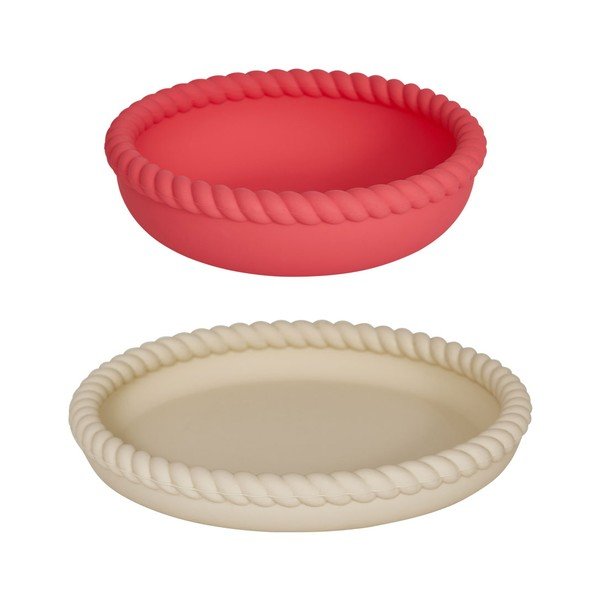 Set de veselă pentru copii 2 buc. din silicon Mellow – OYOY Mini