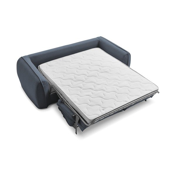 Canapea albastră pentru dormitul zilnic/extensibilă 236 cm Archimede – Bobochic Paris-image-4