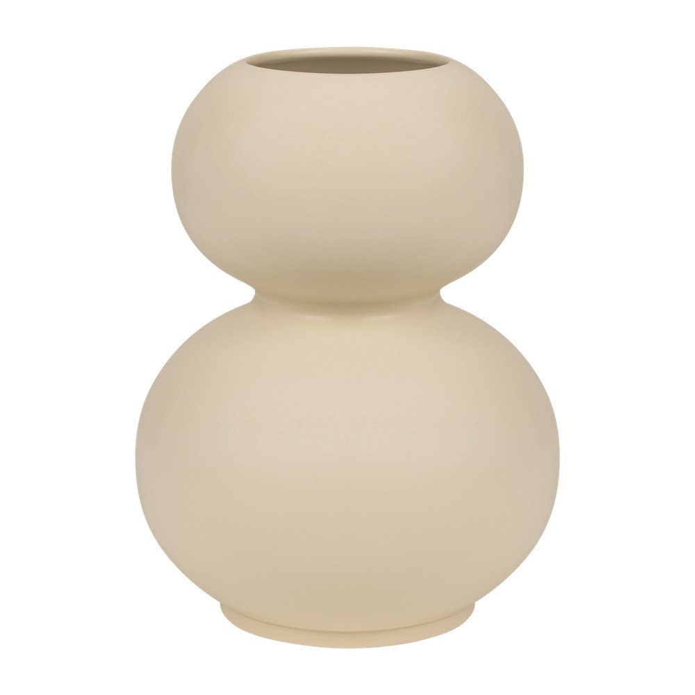 Vază bej din ceramică (înălțime 36 cm) Tuga – noo.ma