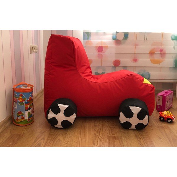 Beanbag de grădină pentru copii cu taburet Blc Araba – Floriane Garden-image-3