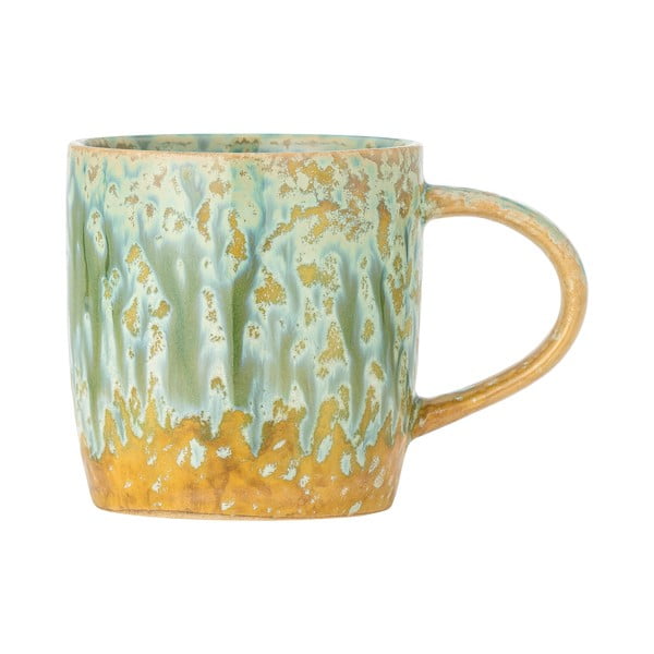 Ceașcă galbenă/verde-deschis din gresie 400 ml Milani – Bloomingville