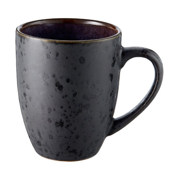 Cană neagră/albastră din ceramică 300 ml Gastro Dark Blue/Black – Bitz-image-1