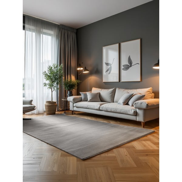 Covor gri/crem 200x280 cm Perles Dolomite – Elle Decoration-image-1