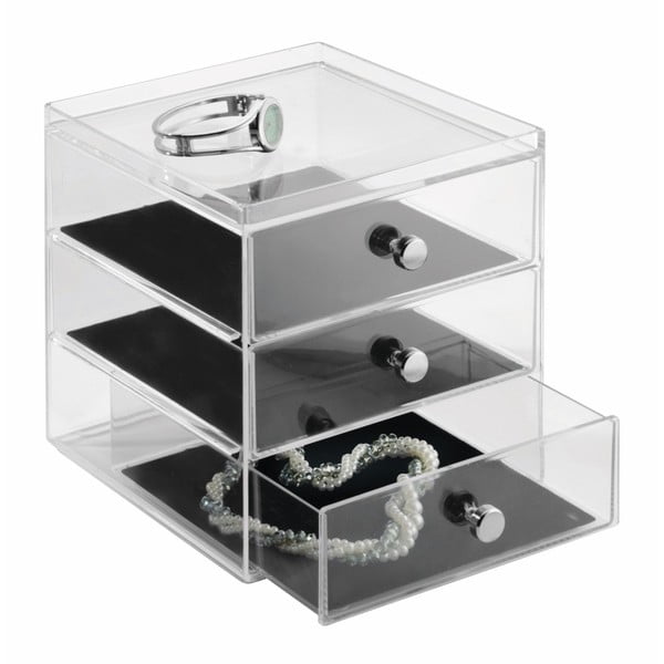 Organizator cu 3 sertare iDesign Serwa, înălțime 18 cm-image-2