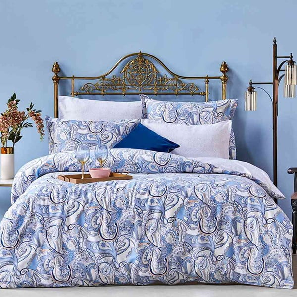 Set lenjerie de pat Bella Maison Bianca, 200 x 220 cm-image-1