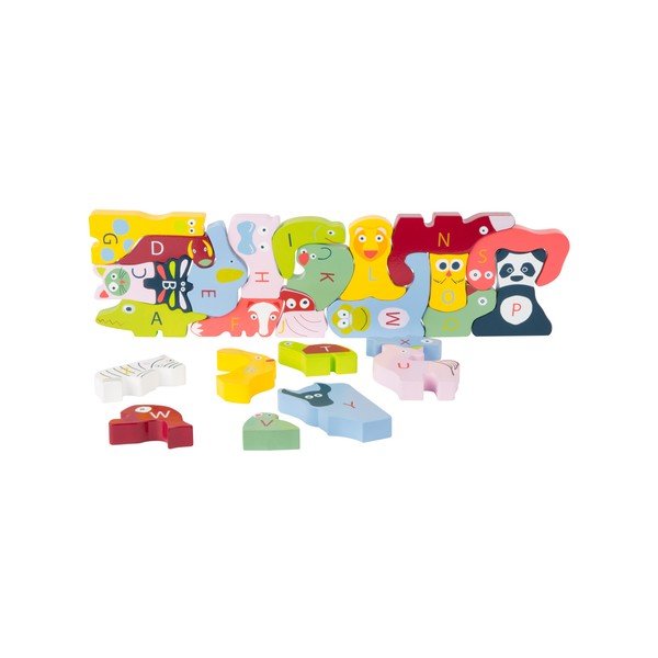 Puzzle din lemn pentru copii Legler ABC-image-3