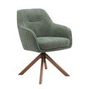 Set de scaune de sufragerie verde 2 buc. tapițat Avola – Unique Furniture